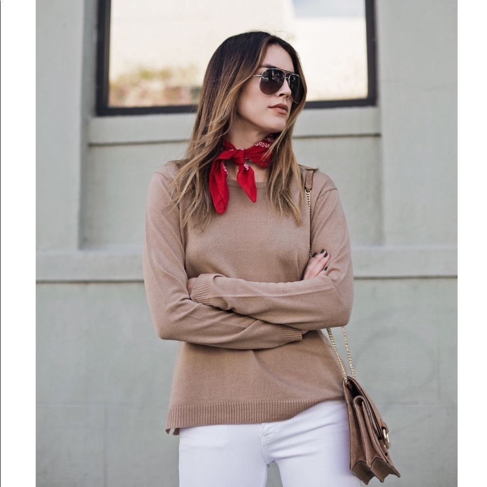 Tan sweater
